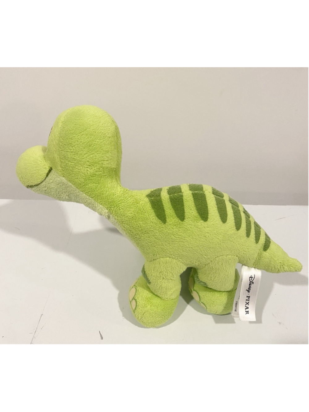 Disney Pixar The Good Dinosaur Arlo Plush 11” Green Dinosaur Stuffed Animal Rare